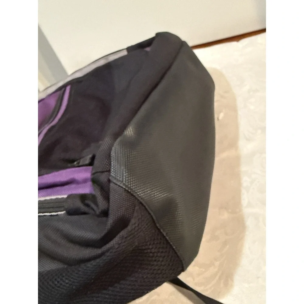 Ful unisex multi-pocket hiking casual laptop backpack book bag gray‎ Purple